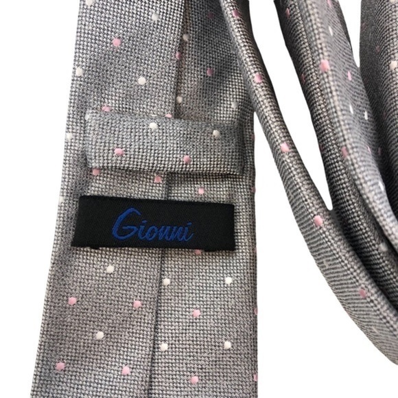 Gionni Polkadot Skinny Tie - Picture 3 of 5